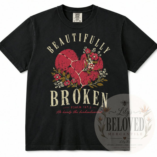 Beautifully Broken Tee Shirt (Black)