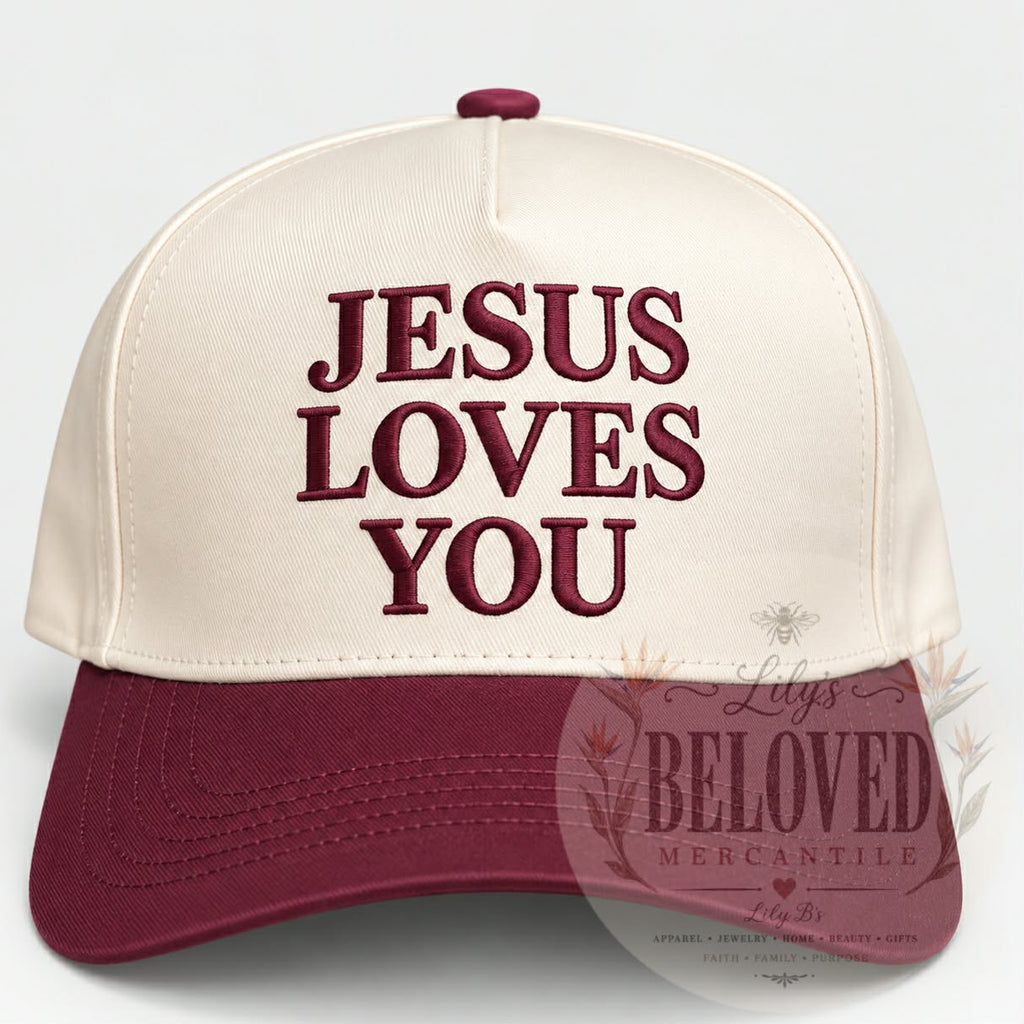Jesus Loves You (Burgundy)